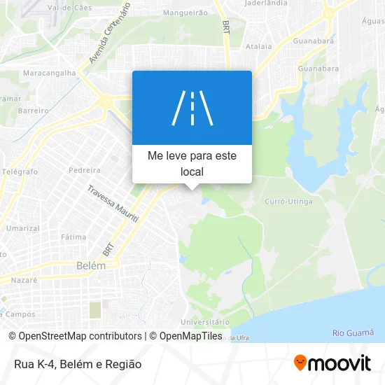 Rua K-4 mapa