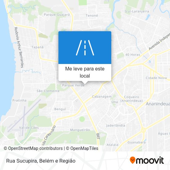 Rua Sucupira mapa