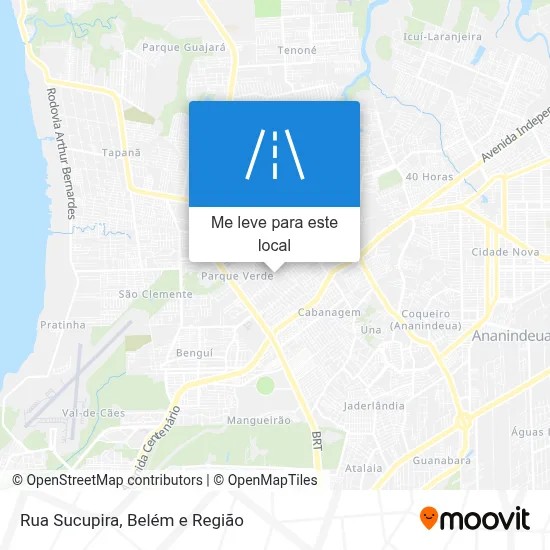 Rua Sucupira mapa