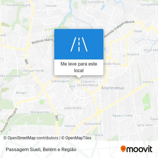 Passagem Sueli mapa