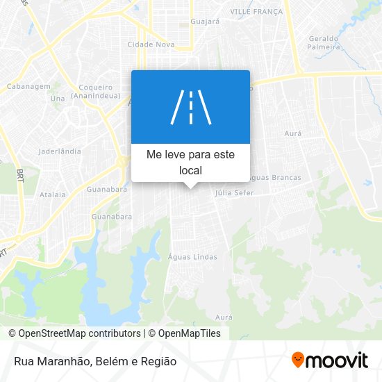 Rua Maranhão mapa