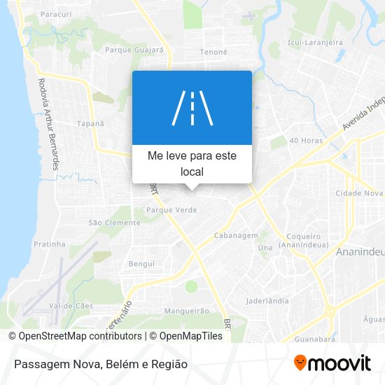 Passagem Nova mapa