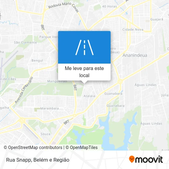 Rua Snapp mapa