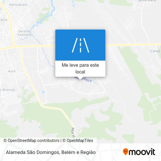 Alameda São Domingos mapa