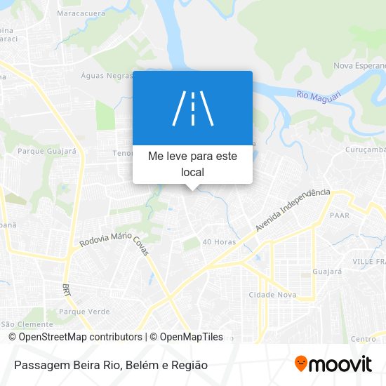 Passagem Beira Rio mapa