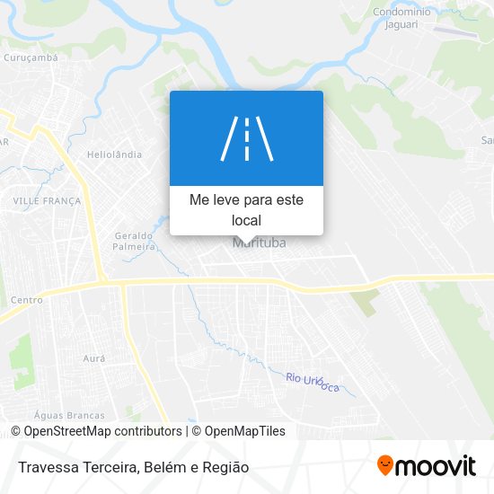 Travessa Terceira mapa