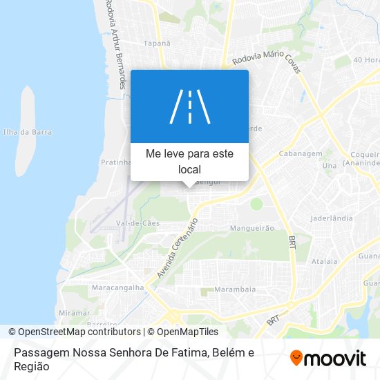 Passagem Nossa Senhora De Fatima mapa