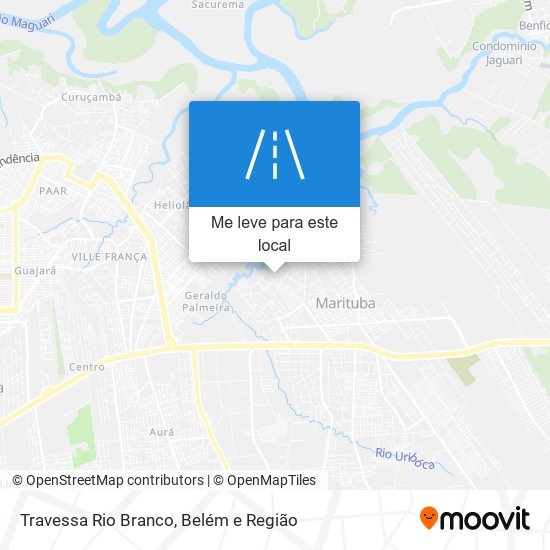 Travessa Rio Branco mapa