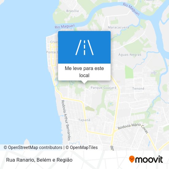 Rua Ranario mapa