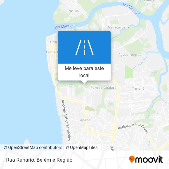 Rua Ranario mapa