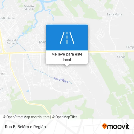 Rua B mapa