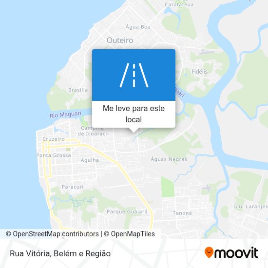 Rua Vitória mapa