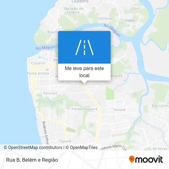 Rua B mapa