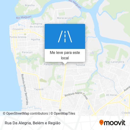 Rua Da Alegria mapa