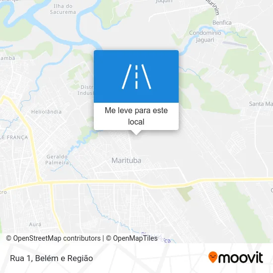 Rua 1 mapa