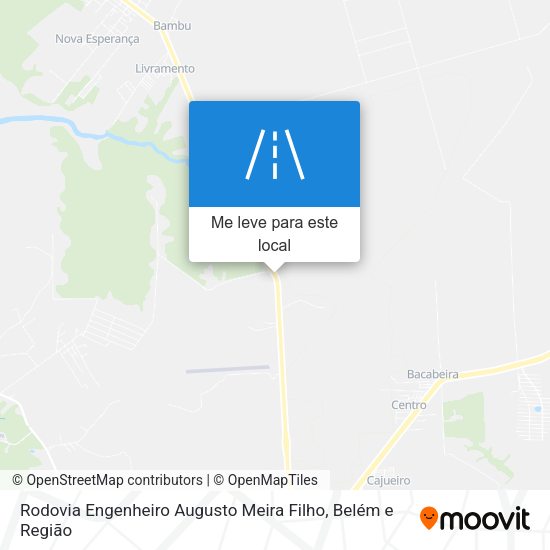 Rodovia Engenheiro Augusto Meira Filho mapa