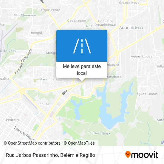 Rua Jarbas Passarinho mapa