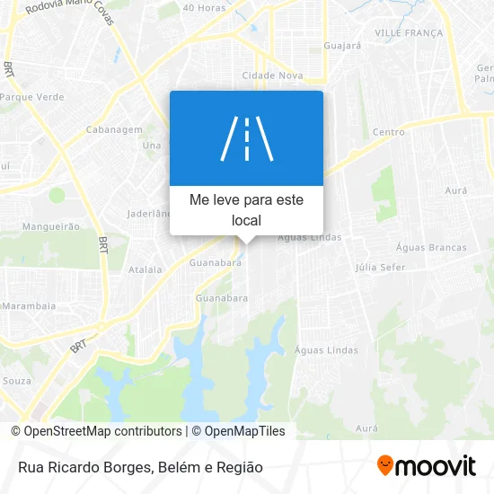 Rua Ricardo Borges mapa