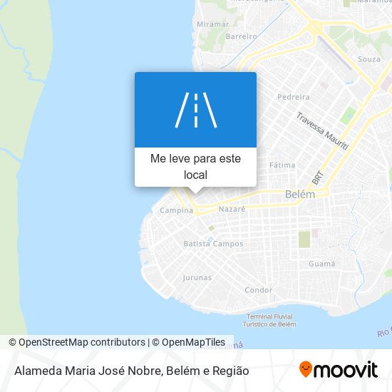 Alameda Maria José Nobre mapa