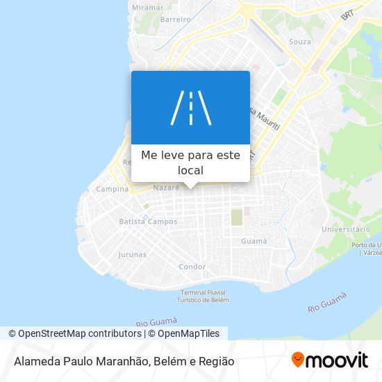 Alameda Paulo Maranhão mapa