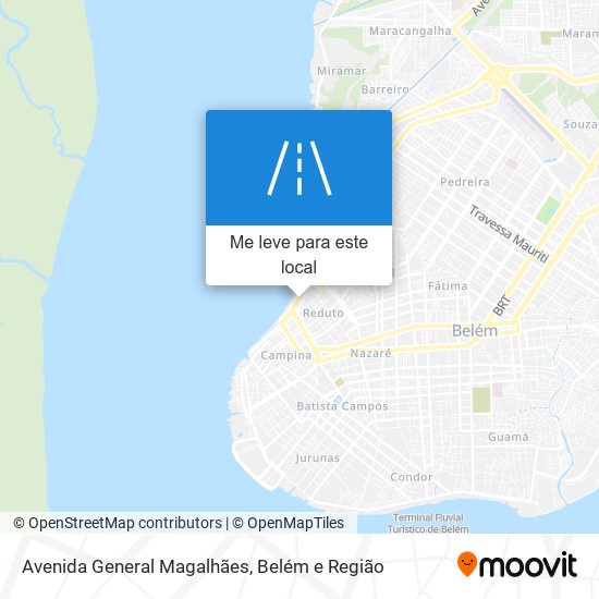 Avenida General Magalhães mapa