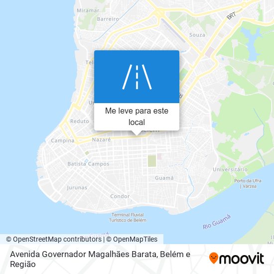 Avenida Governador Magalhães Barata mapa