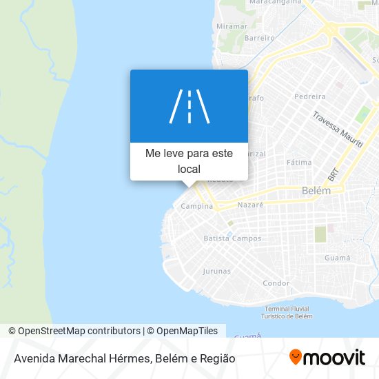 Avenida Marechal Hérmes mapa