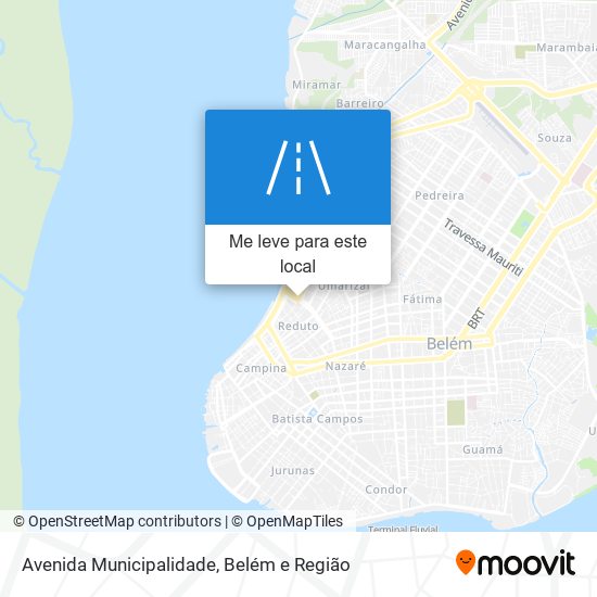 Avenida Municipalidade mapa