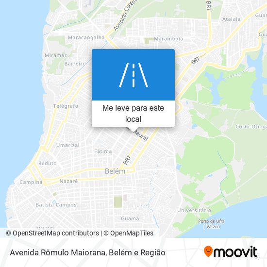 Avenida Rômulo Maiorana mapa