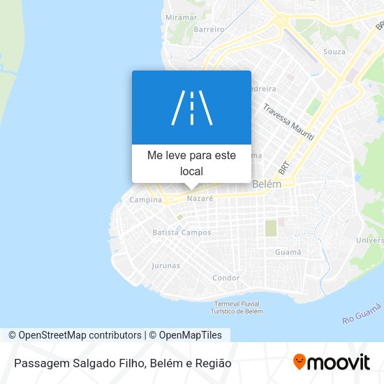 Passagem Salgado Filho mapa