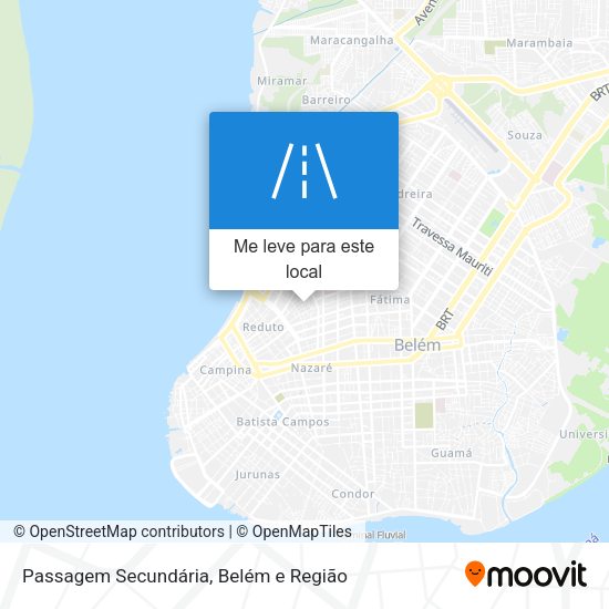 Passagem Secundária mapa