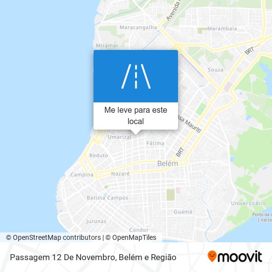 Passagem 12 De Novembro mapa