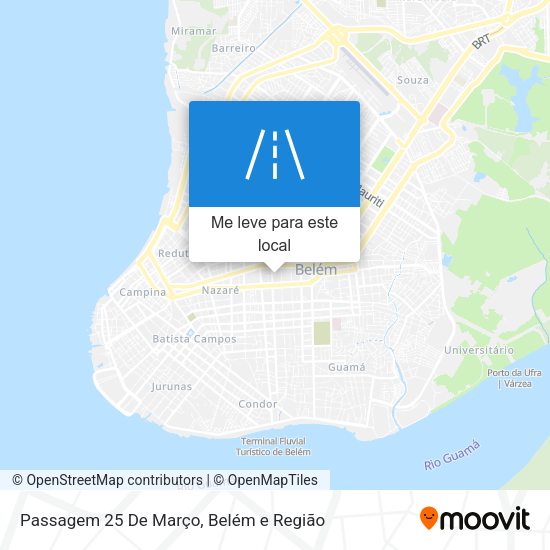 Passagem 25 De Março mapa