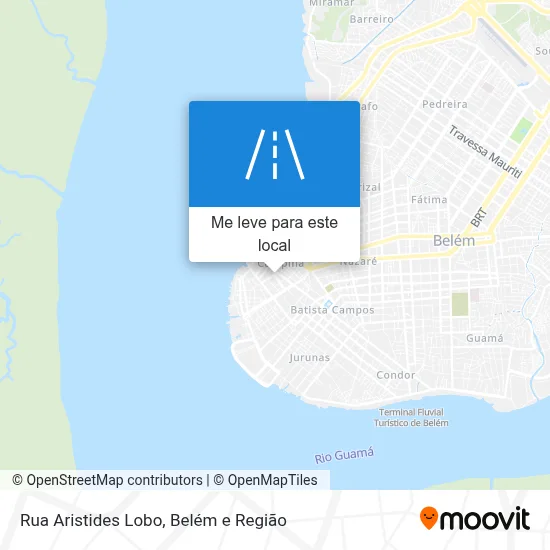 Rua Aristides Lobo mapa