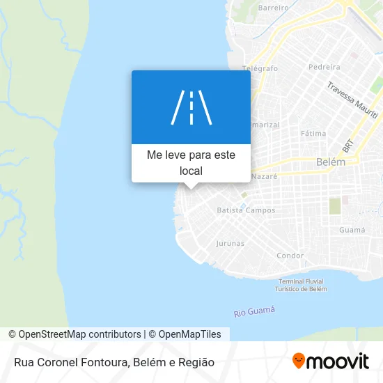 Rua Coronel Fontoura mapa