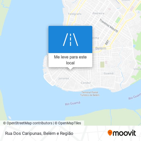 Rua Dos Caripunas mapa