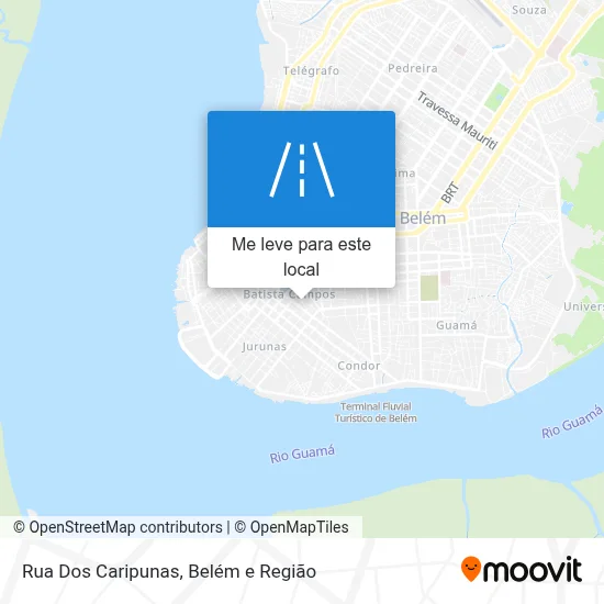 Rua Dos Caripunas mapa