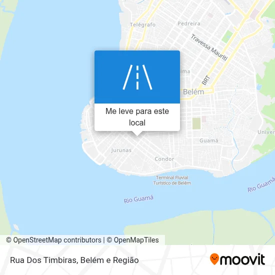 Rua Dos Timbiras mapa