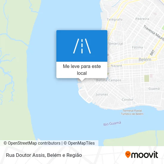 Rua Doutor Assis mapa