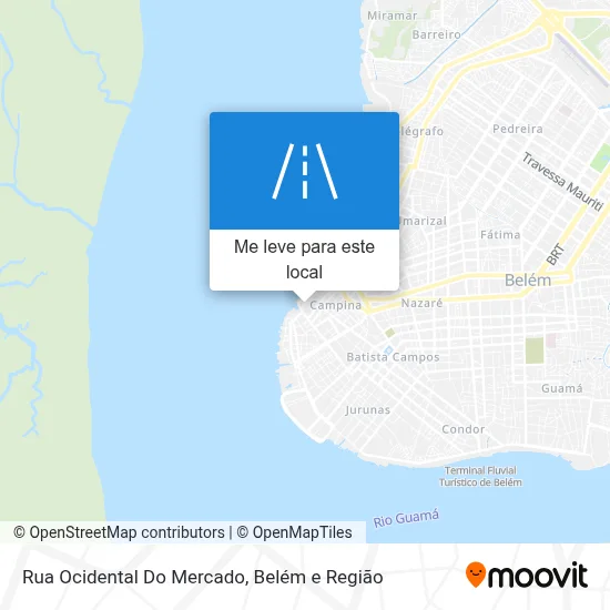 Rua Ocidental Do Mercado mapa