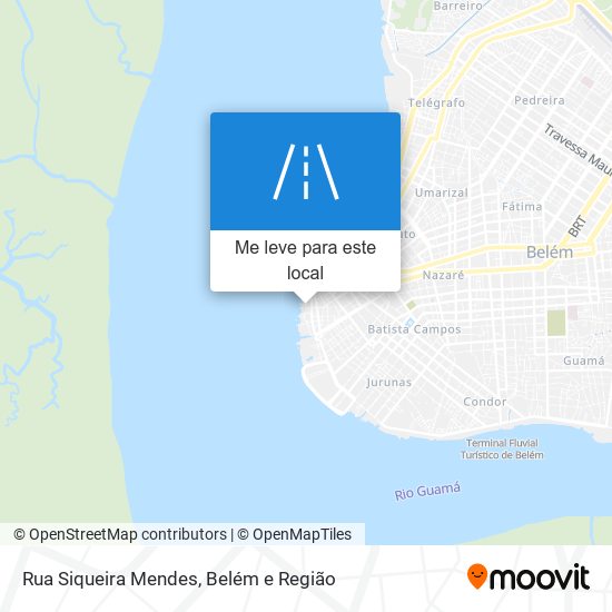 Rua Siqueira Mendes mapa