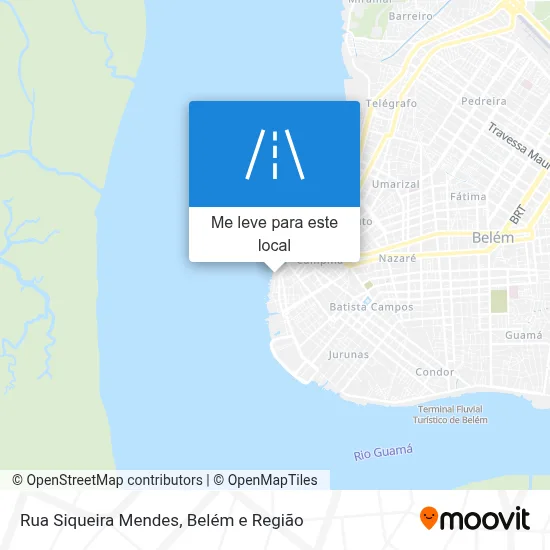 Rua Siqueira Mendes mapa