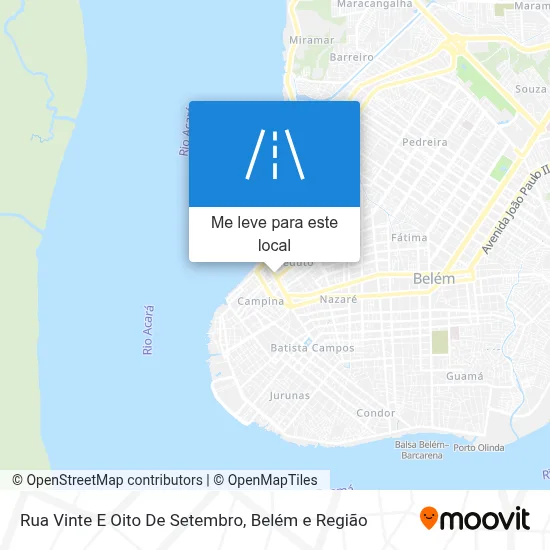 Rua Vinte E Oito De Setembro mapa