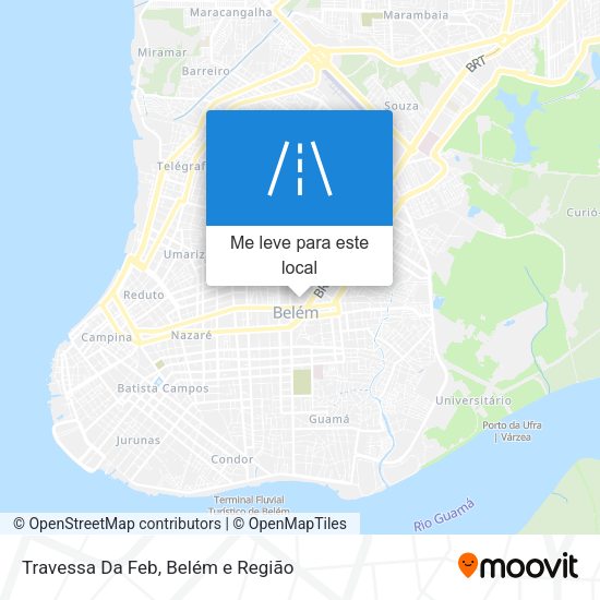 Travessa Da Feb mapa