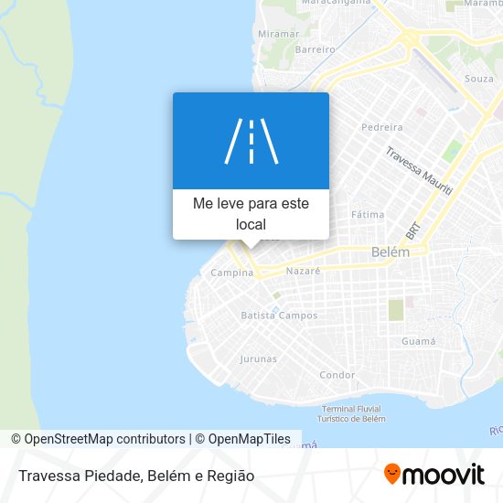 Travessa Piedade mapa