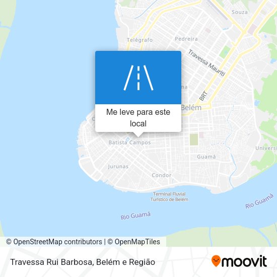 Travessa Rui Barbosa mapa