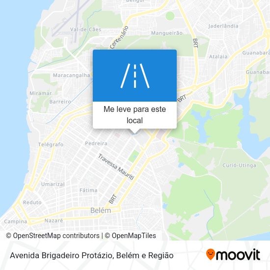 Avenida Brigadeiro Protázio mapa