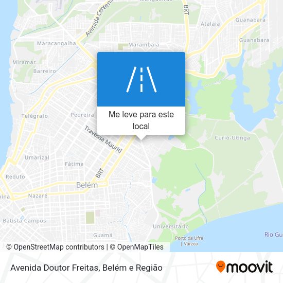 Avenida Doutor Freitas mapa