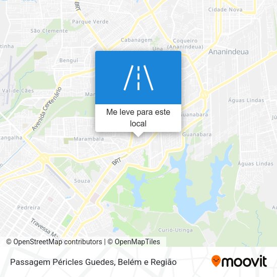 Passagem Péricles Guedes mapa
