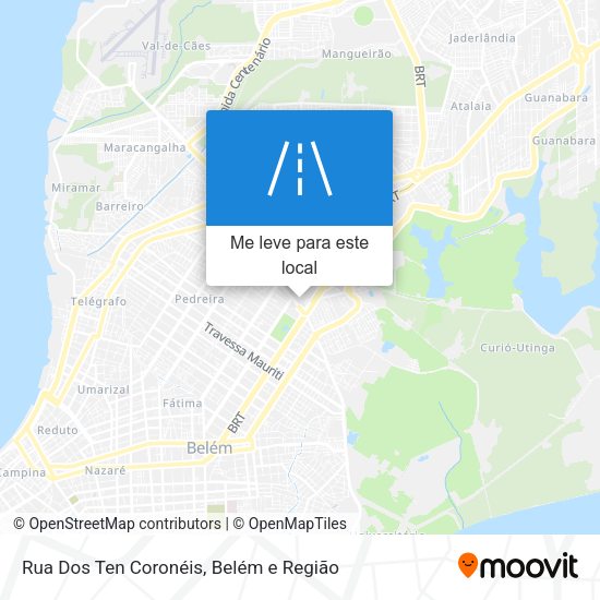 Rua Dos Ten Coronéis mapa